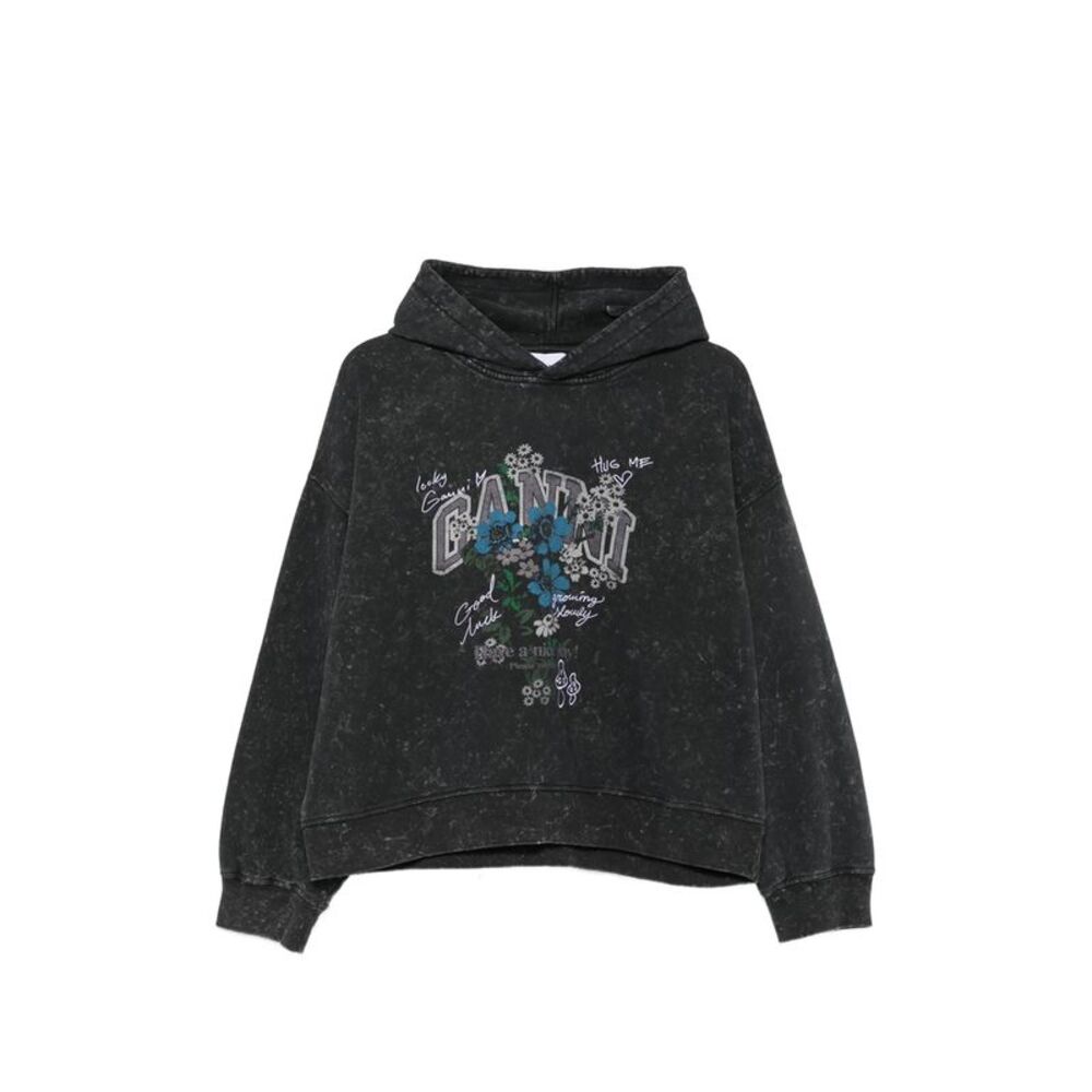 Ganni Grey Tops - Hoodies Women